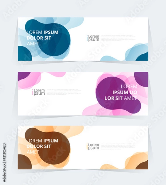 Fototapeta Vector abstract graphic design Banner Pattern background web template.