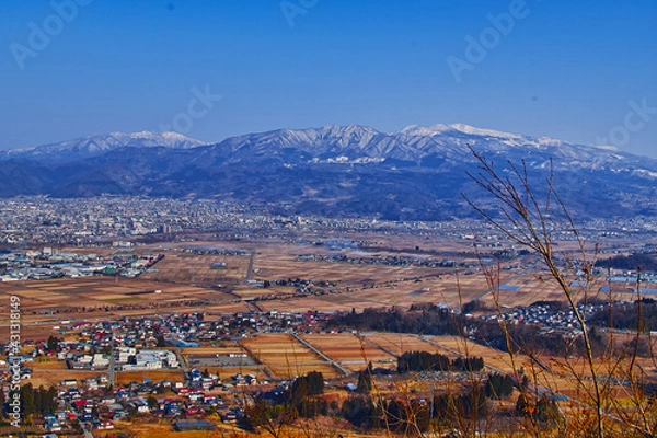 Fototapeta 春の山形