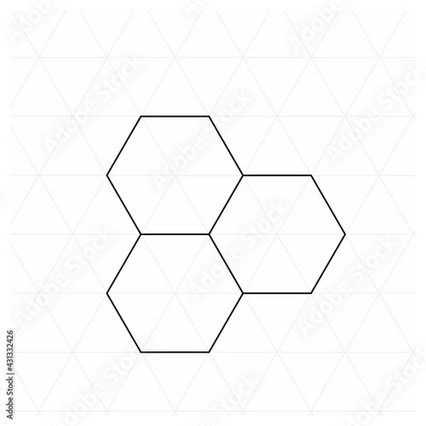 Fototapeta Triangle logo - abstract prism geometric shape graphic geometry line futuristic polygonal layout marketing perspective corporate tech delta spectrum business
