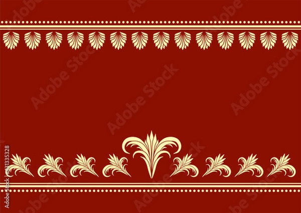 Fototapeta Burgundy background for labels, stickers, wallpapers and more. Vector format. Seamless texture.