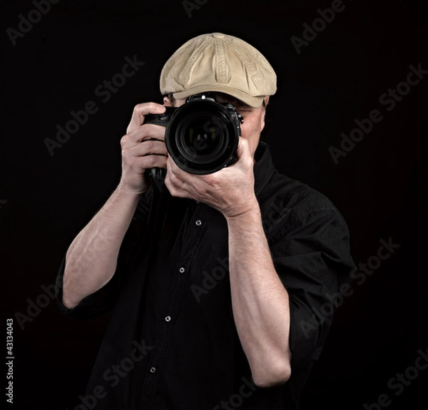 Obraz A photographer with a nice camera.