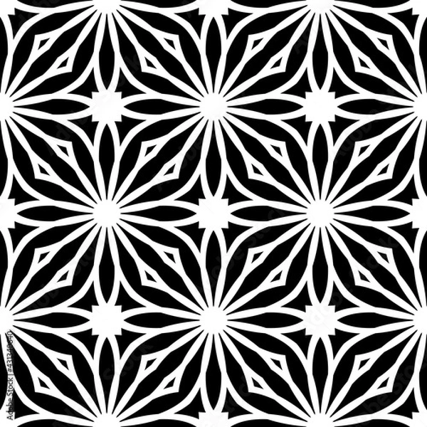 Fototapeta Design seamless decorative pattern