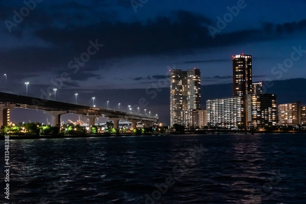 Obraz 福岡アイランドシティの夜景