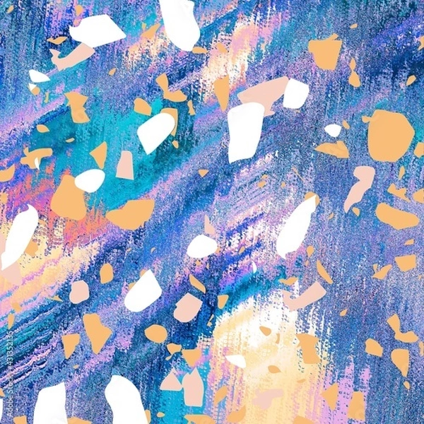Fototapeta Abstract colorful shapes design pattern