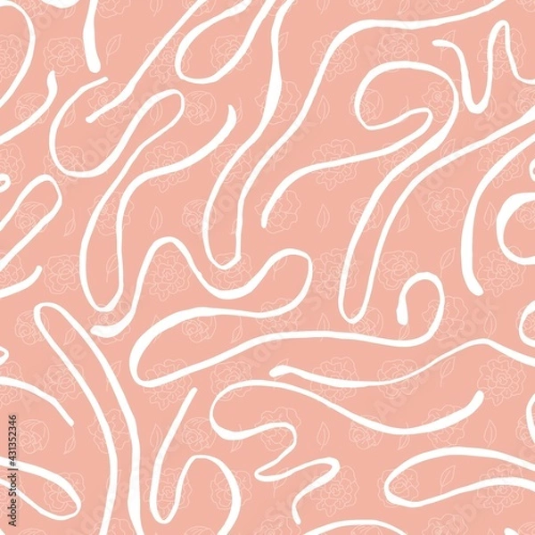 Obraz colorful waving lines design pattern artwork