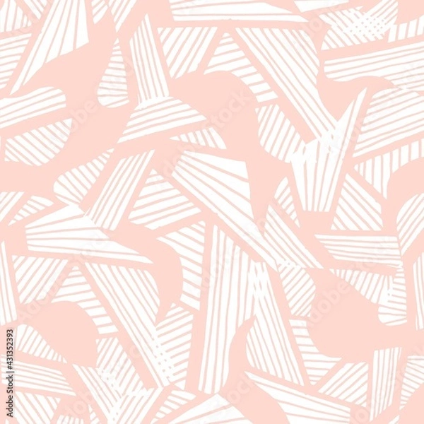 Fototapeta Abstract shapes illustration design pattern