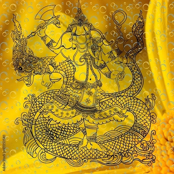 Obraz The lord gnash illustration artwork