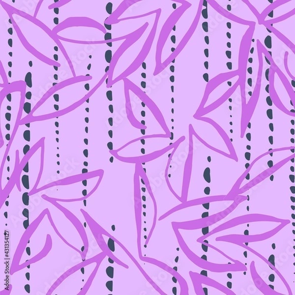 Fototapeta colorful leaves abstract design pattern artwork