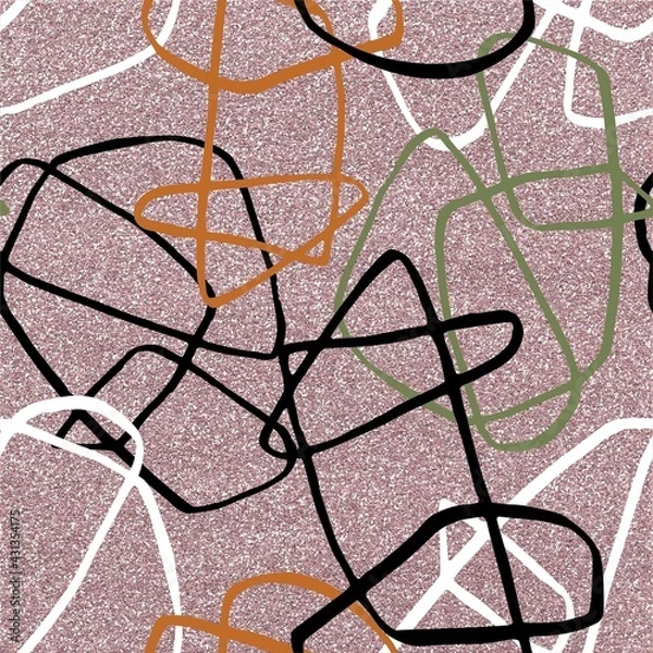 Obraz Colorful lines abstract design pattern