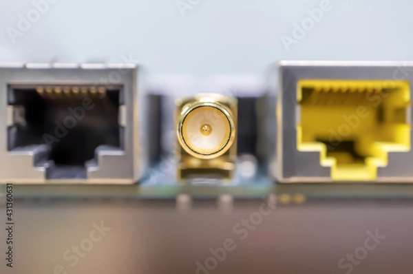 Obraz Router connector for connecting a Wi-Fi antenna
