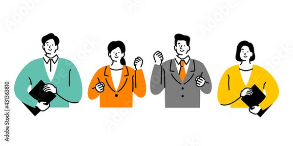 Obraz ビジネスチーム