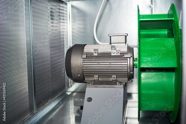 Fototapeta air handling unit internal exterior motor Exhaust plenum fan