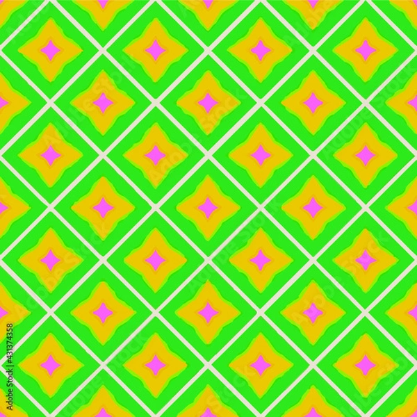 Fototapeta  Christmas seamless vector pattern. Great for wrapping paper and wallpaper. Abstract background with repeating patterns .