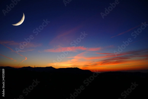 Obraz wschód słońca