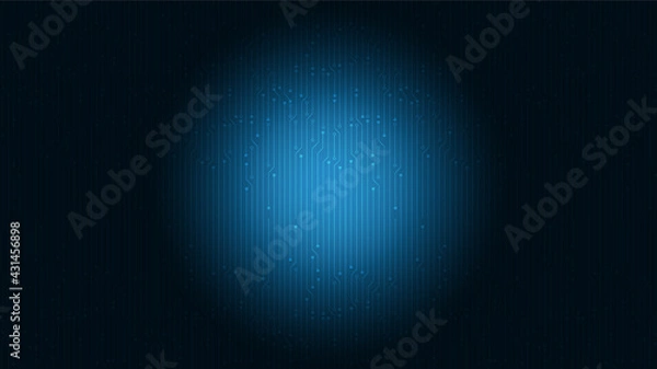 Fototapeta Blur Technology on Future Background,Hi-tech Digital and Communication Concept design,Free Space For text in put,Vector illustration.