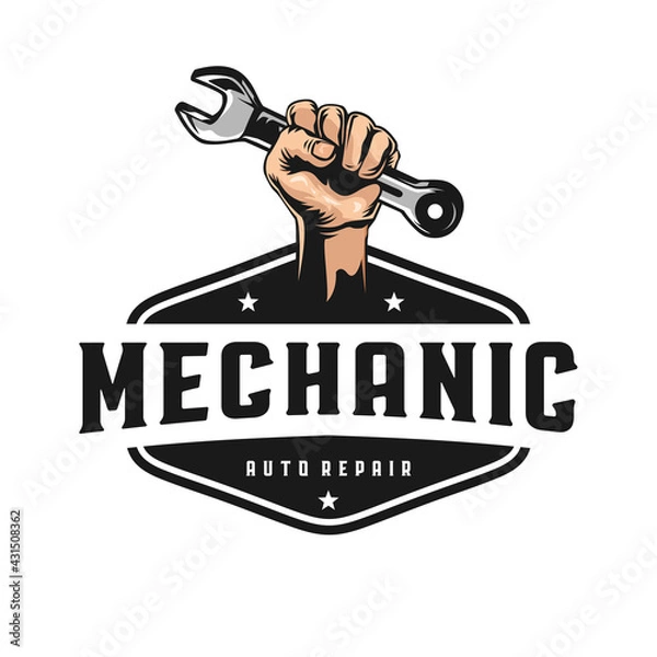 Fototapeta Mechanic logo