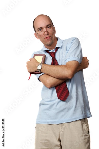 Obraz business man book