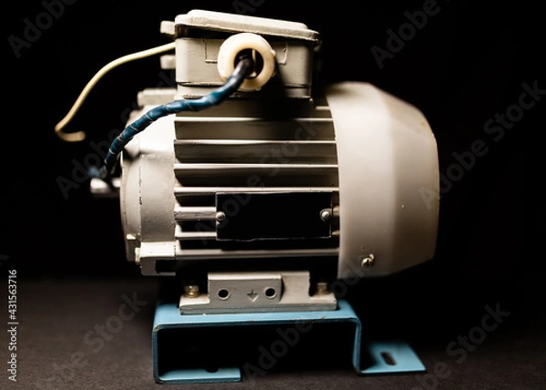 Obraz Old Induction motor. Asynchronous motor