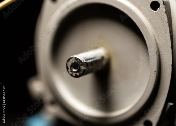 Obraz Old Induction motor. Asynchronous motor