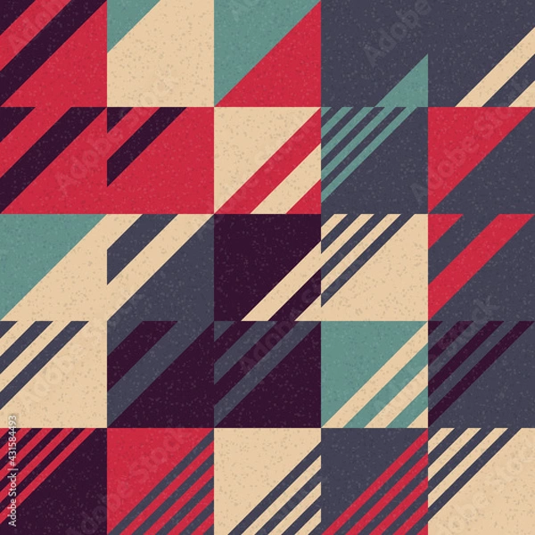 Obraz Abstract Geometric Pattern generative computational art illustration