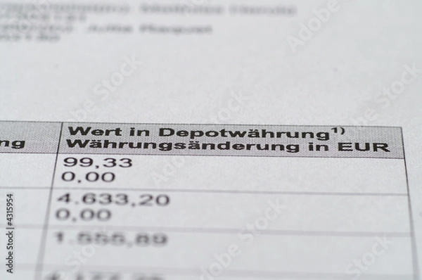 Fototapeta depotauszug