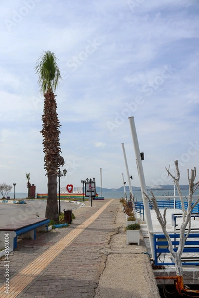 Fototapeta pier in the harbor