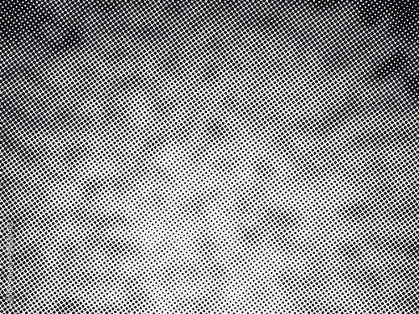 Obraz Monochrome blured distress background with halftone dots, abstract texture, backlighting effect