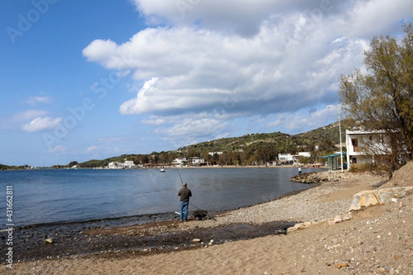 Fototapeta child on the beach