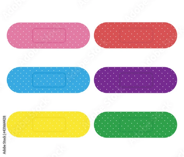 Obraz color bandage plaster