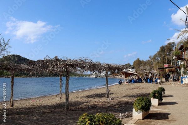 Fototapeta view from the beach
