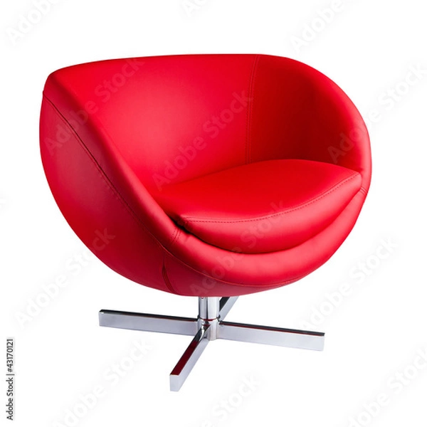 Obraz Modern red chair
