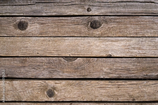 Obraz Old rustic pinewood flooring texture