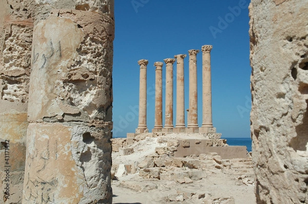 Obraz Libia. Sabratha Tempio di Iside