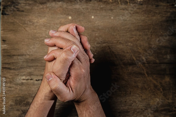 Obraz hands in prayer