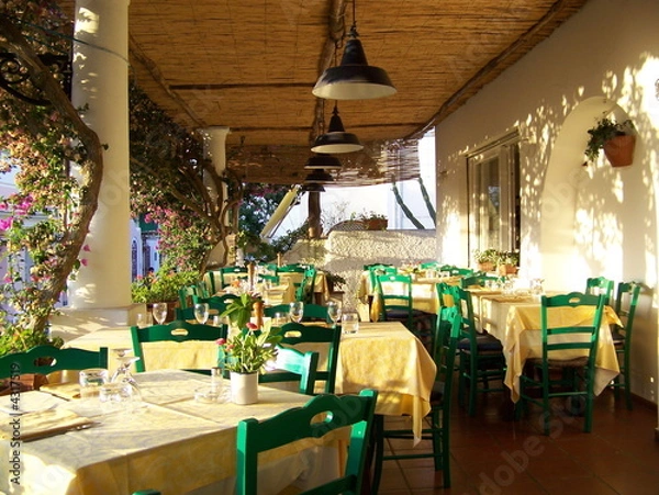 Obraz terrasse de restaurant