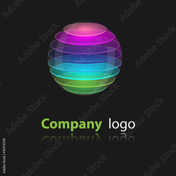 Obraz Company logo sphere