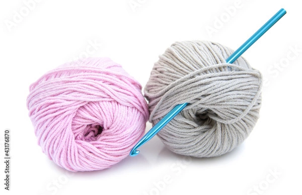 Obraz Crochet hook and yarn