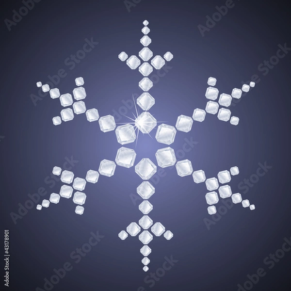 Obraz Diamond snowflake