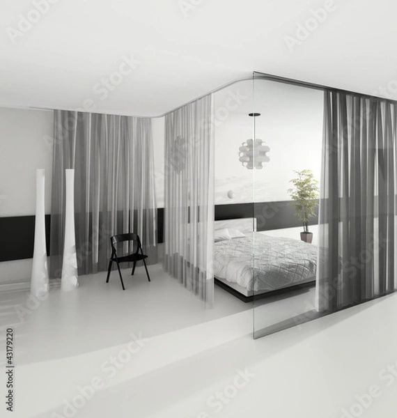 Fototapeta Extravagant Exclusive Design Bedroom | Architecture Interior