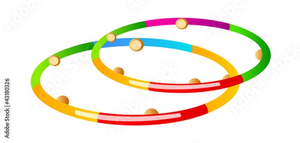 Fototapeta vector icon hula hoop