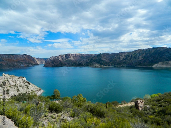 Obraz Big Valley blue water