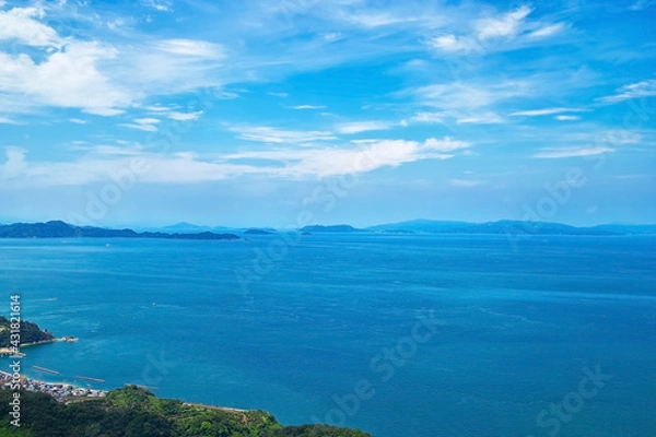 Fototapeta 瀬戸内の海辺の町