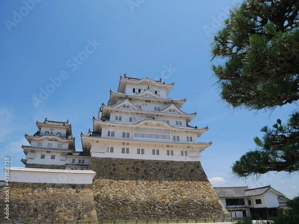 Fototapeta 世界遺産　姫路城