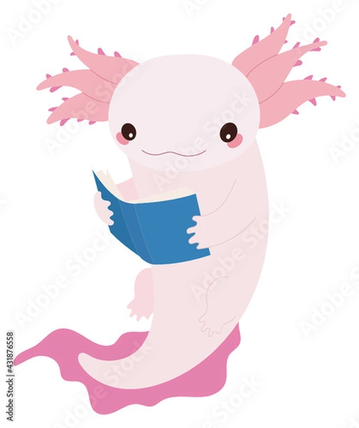 Obraz Reading Axolotl