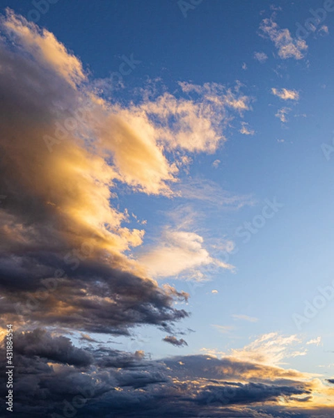 Obraz 夕焼け空　雲