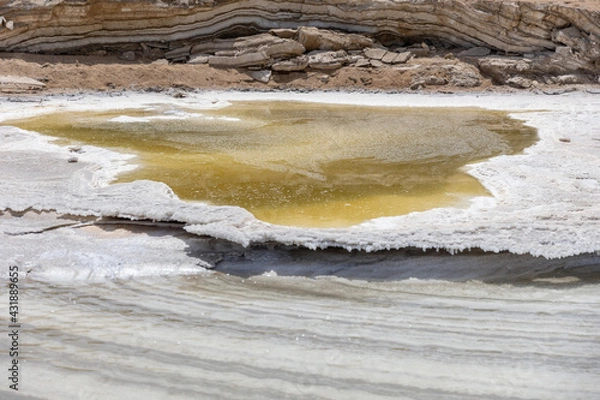 Obraz Sinkhole at the Dead Sea, created inside the water