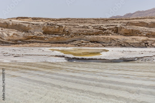 Obraz Sinkhole at the Dead Sea, created inside the water