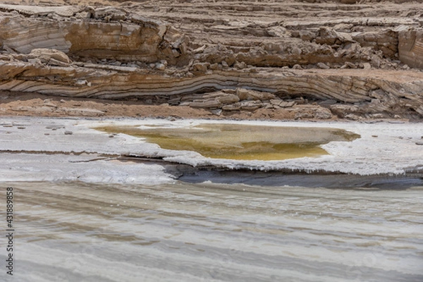 Obraz Sinkhole at the Dead Sea, created inside the water