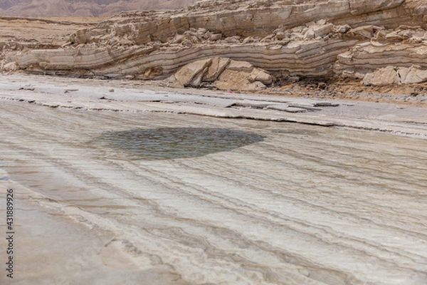 Obraz Sinkhole at the Dead Sea, created inside the water
