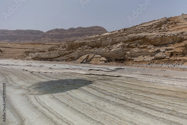 Obraz Sinkhole at the Dead Sea, created inside the water